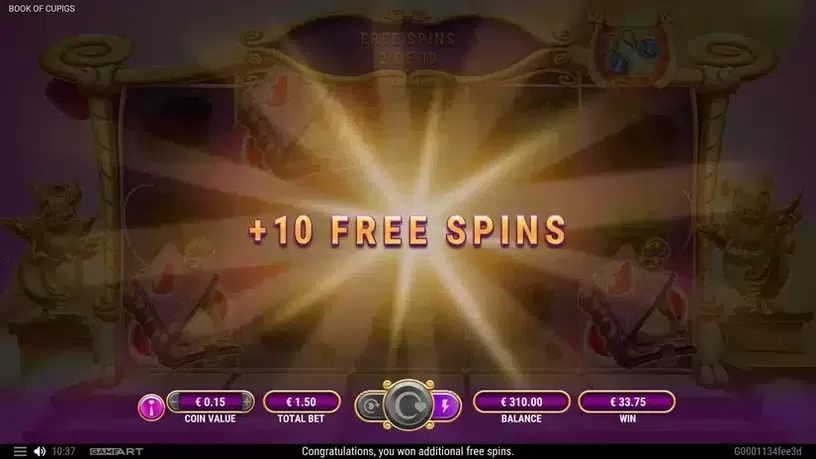 Book of Cupigs slot screenshot 6