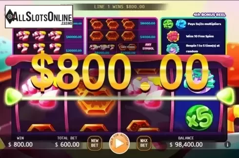 Win screen 2. Candy Mania from KA Gaming