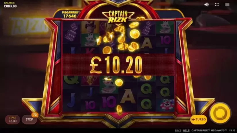 Captain Rizk Megaways slot screenshot 3