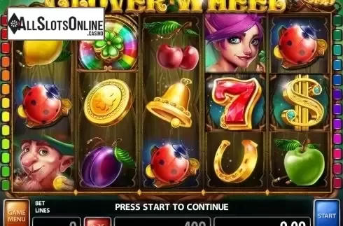 Win Screen. Clover Wheel from Casino Technology