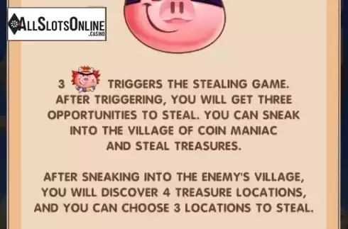 Bonus game screen 2