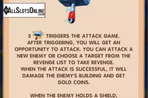 Bonus game screen