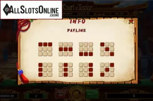 Paylines. Court of Justice from TIDY