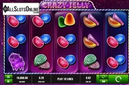 Reel screen. Crazy Jelly from Platipus