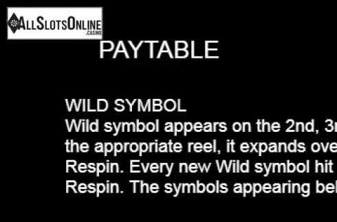 Paytable 2. Crazy Jelly from Platipus