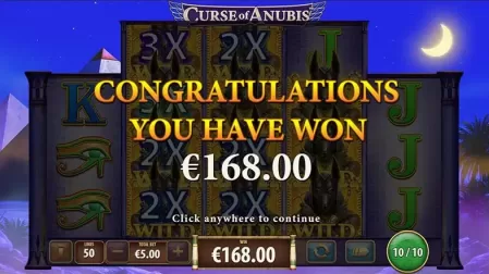 Curse of Anubis slot screenshot 5