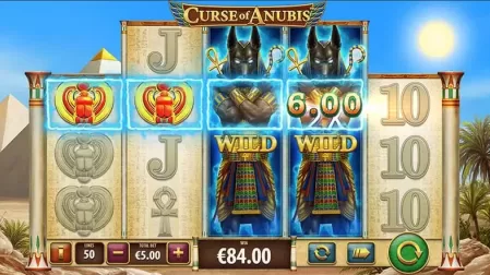 Curse of Anubis slot screenshot 2