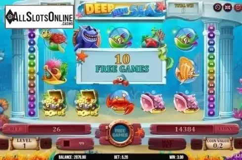 Free Spins. Deep Blue Sea from Fugaso