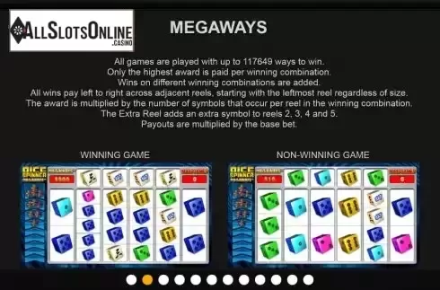 Megaways screen