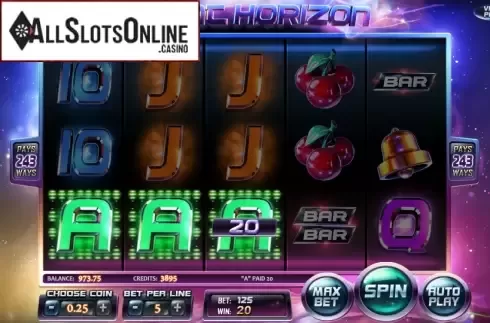 Reels. Event Horizon from Betsoft