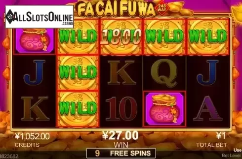 Free Spins GamePlay Screen 2