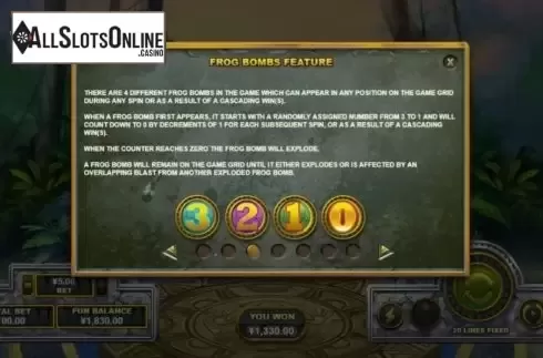Features 3. Fortune Frog (RTG) from RTG