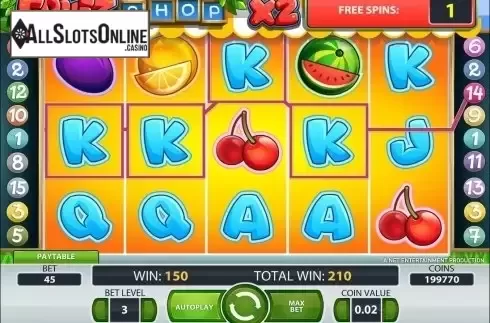 Screen2. Fruit Shop (NetEnt) from NetEnt