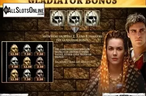 Paytable 3. Gladiator (Playtech) from Playtech