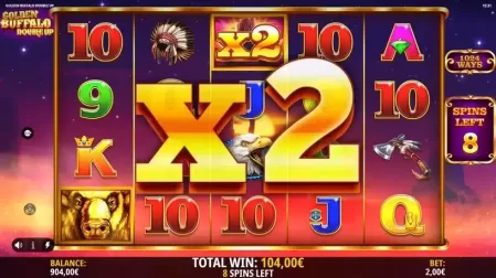 Golden Buffalo Double Up slot screenshot 6