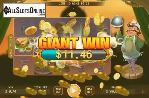 Giant Win screen