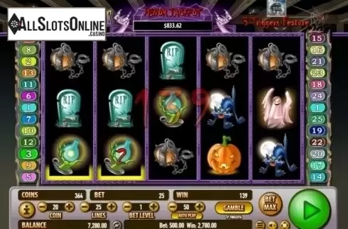 Win Screen. Haunted House (Habanero Systems) from Habanero