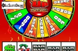 Game Workflow screen. Heat 'Em Up Power Wheel from Incredible Technologies