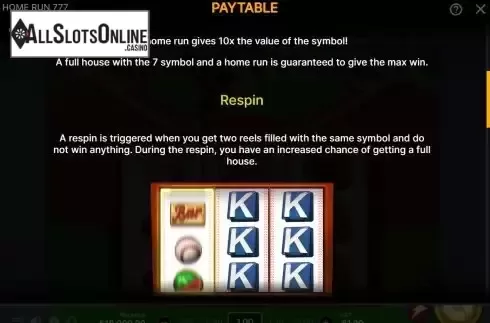 Game Features screen 2
