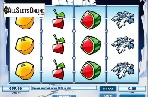 Reel screen. Ice Age from Tom Horn Gaming