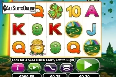 Win screen. Irish Eyes Mini from NextGen