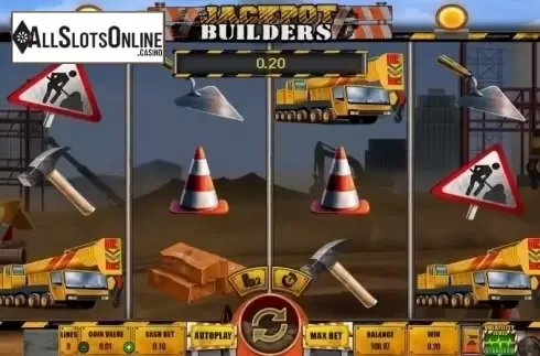 Win Screen. Jackpot Builders from Wazdan