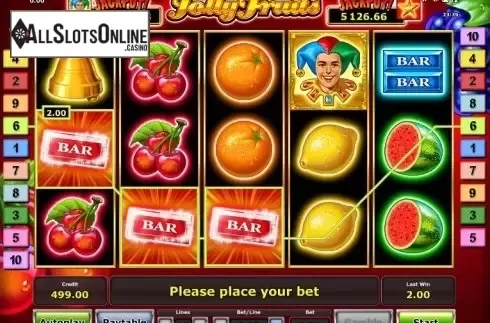 Win. Jolly Fruits from Greentube