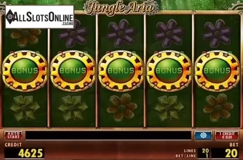 Scatter screen. Jungle Aria HD from Merkur