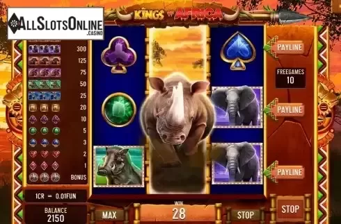 Free Games screen