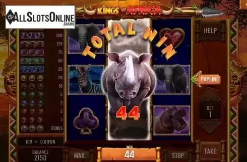 Win Free Games screen