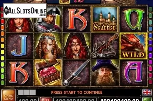 Screen3. Knight Legends from Casino Technology