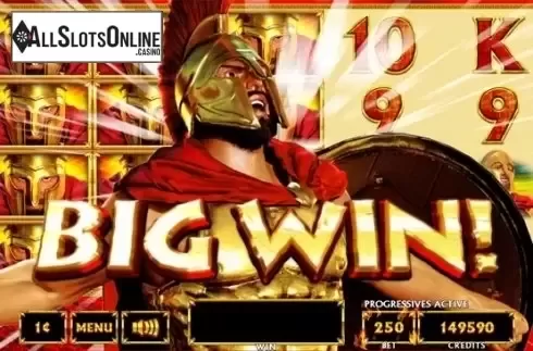 Win Screen. Leonidas II from Incredible Technologies