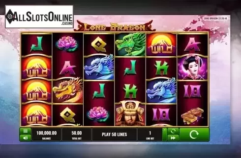 Reels screen. Long Dragon from Playreels