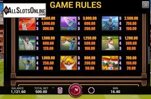 Symbols. Lords Balcony from Indi Slots