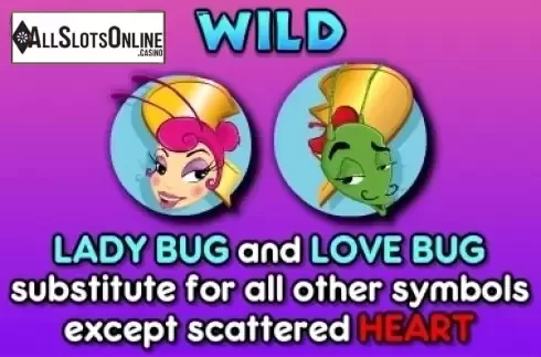 Paytable 2. Love Bugs Mini from NextGen