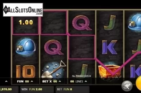 Win screen. Lucky Miner from JDB168