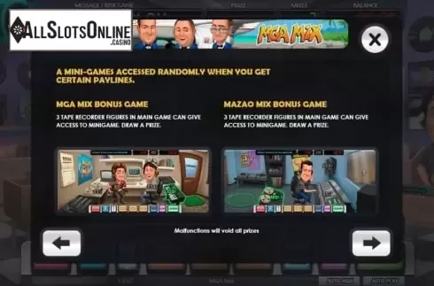 Mini-Game screen