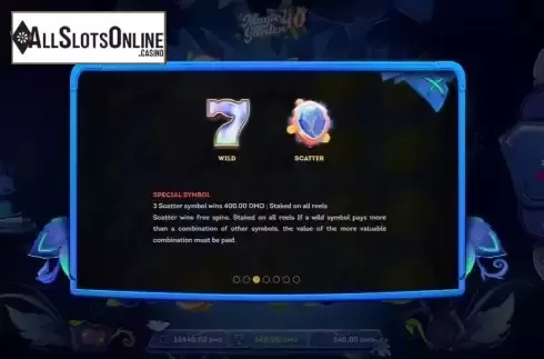Special symbols screen