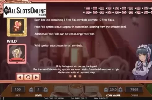 Features 2. Magic Maid Cafe from NetEnt
