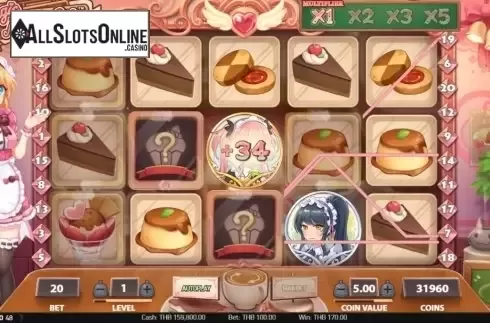 Win Screen 1. Magic Maid Cafe from NetEnt