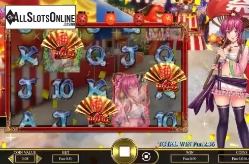 Free Spins Gameplay Screen