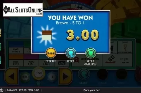 Screen3. Monopoly Big Spin from Shuffle Master