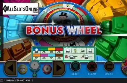 Screen4. Monopoly Big Spin from Shuffle Master