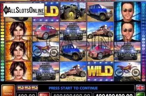 Screen2. Monster Wheels (Casino Technology) from Casino Technology