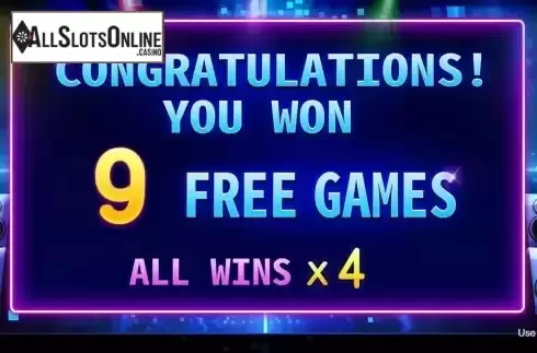 Free Spins Win Screen 2
