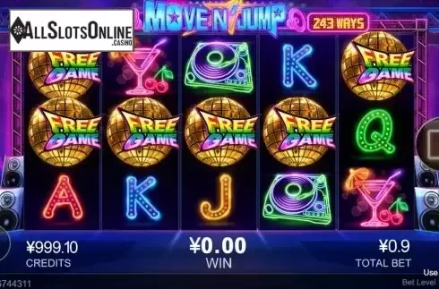 Free Spins Win Screen