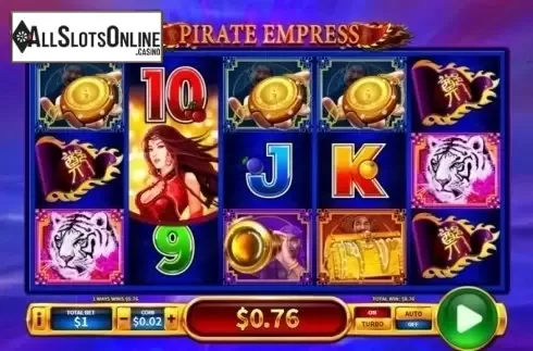 Win Screen . Pirate Empress from Skywind Group
