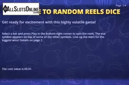Game Rules screen