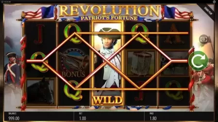 Revolution Patriots Fortune slot screenshot 2