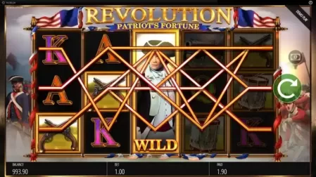 Revolution Patriots Fortune slot screenshot 4